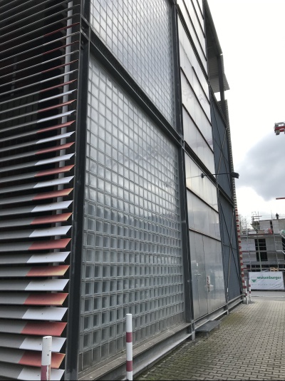 Foto Technikgebäude im Frankfurter Gallus